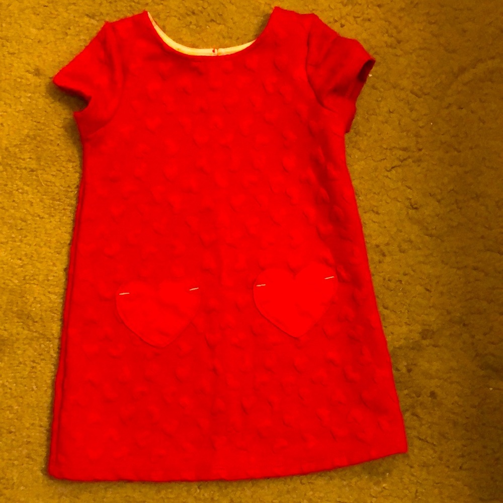 Red toddler dress
